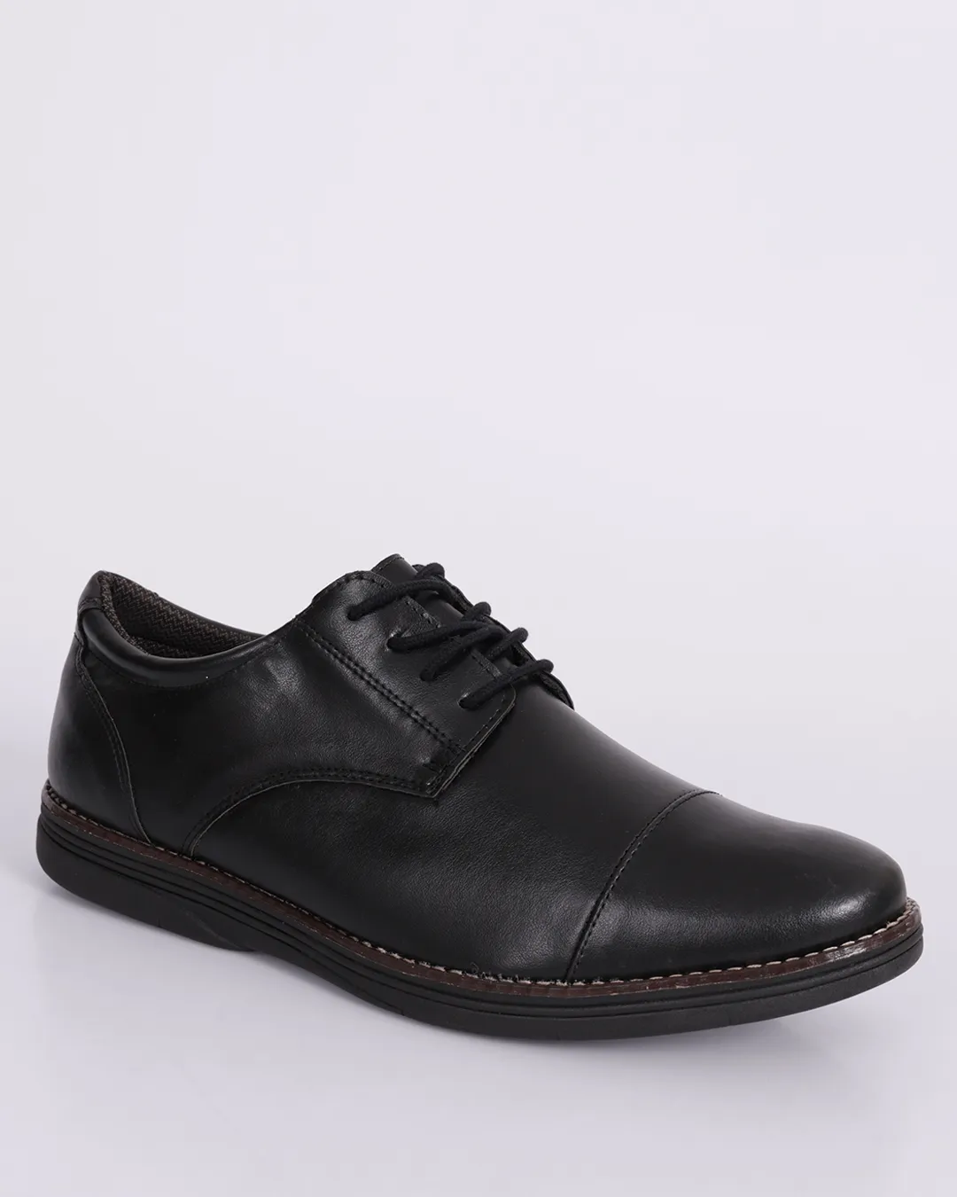 Sapato Masculino Social Pelica Com Cadarço Preto