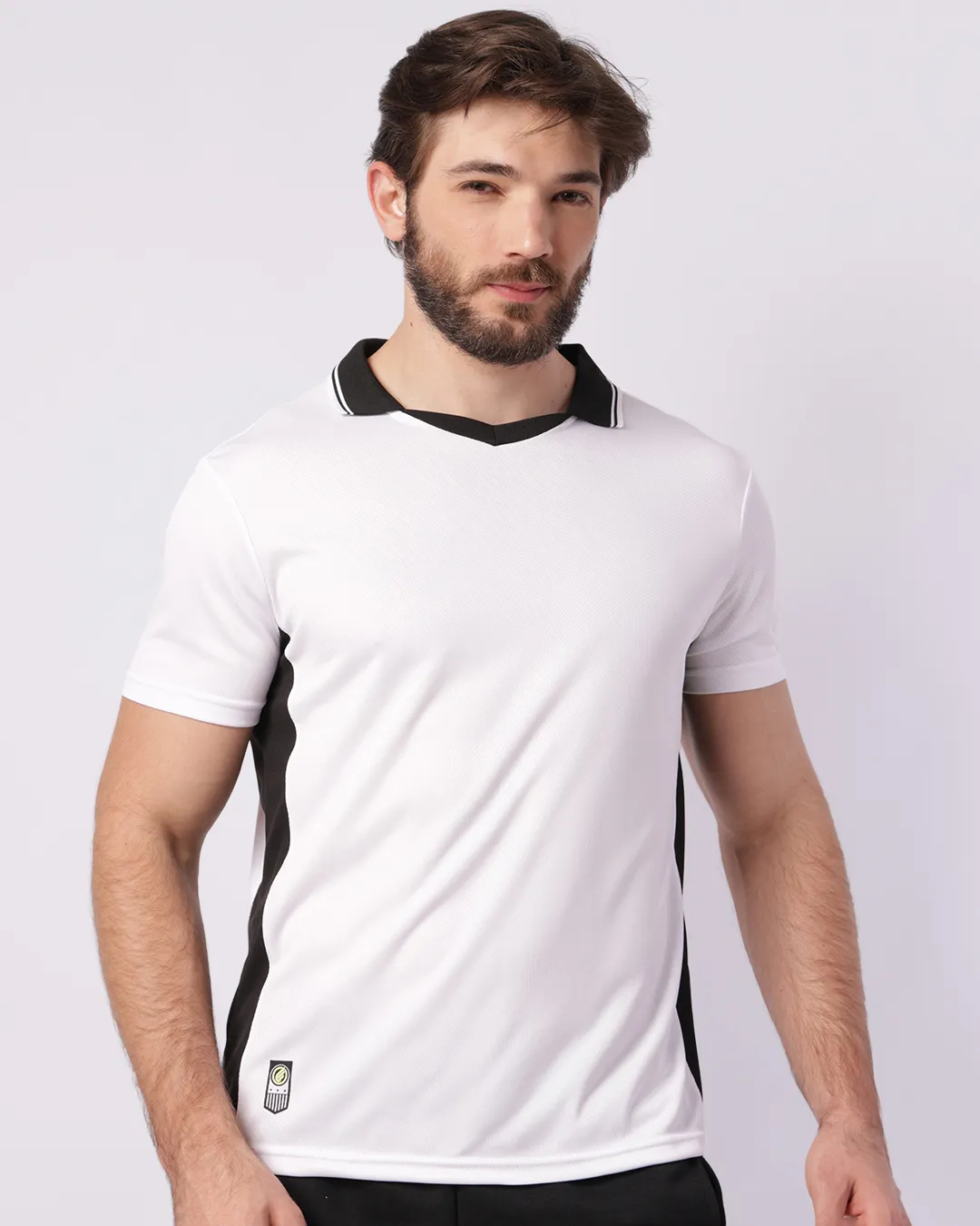 Camiseta Esportiva Masculina Manga Curta Dry Fit Branca