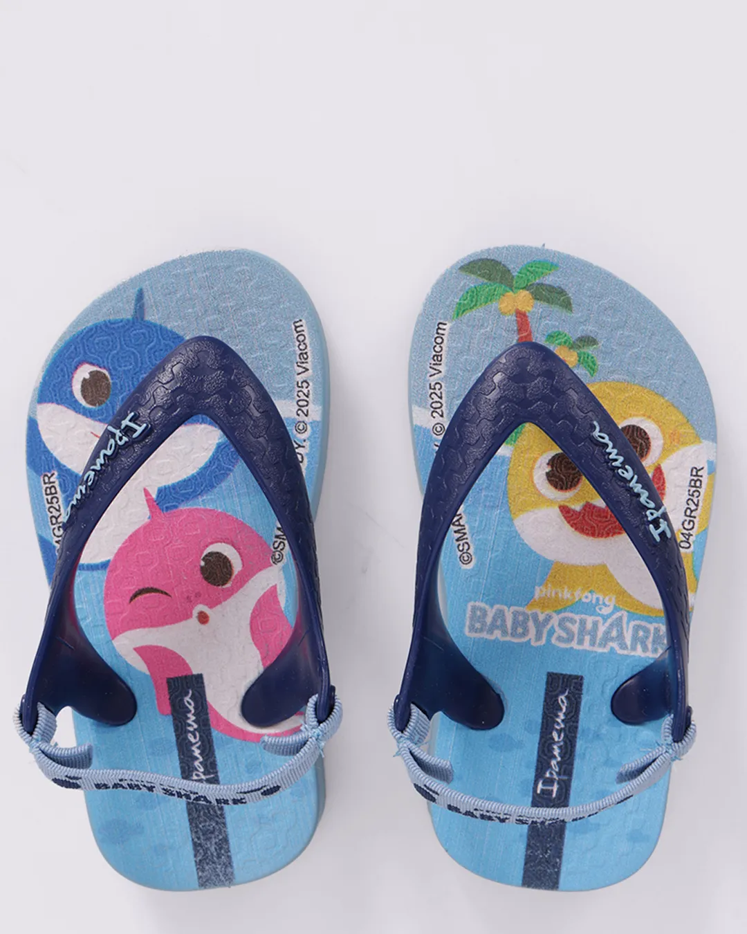 Chinelo Ipanema Bebê Baby Shark Azul
