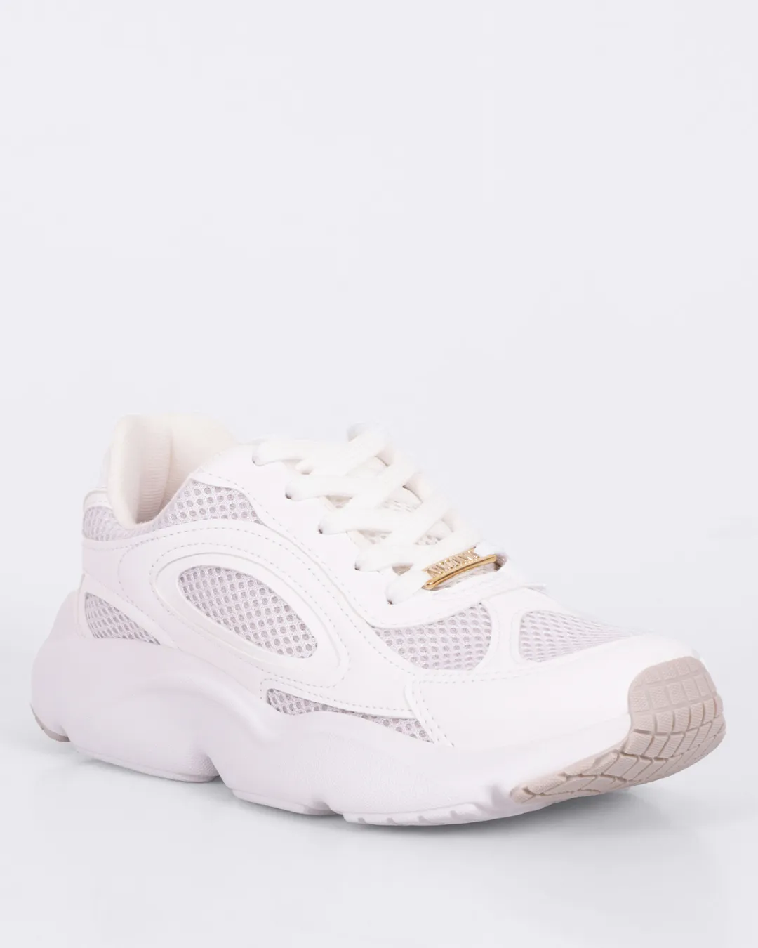 Tênis Feminino Casual Vizzano Chunky Tela Nylon Branco
