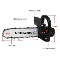 Motosserra Adaptador Rosca M10 M12 Para Esmerilhadeira / Lixadeira Jardim Arvore Galhos