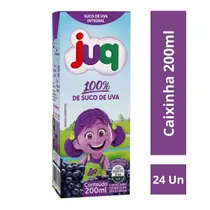 Suco de Uva Integral JUQ 200ml Caixa C/24 Unidades