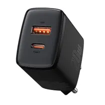 Carregador De Parede Baseus UsbA UsbC 20w