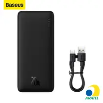 Power Bank Baseus Airpow 10000mah Turbo 20w Cabo Usb-c