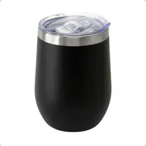 Copo Cuia Térmico 350ml com Tampa Antivazamento Aço Inox Dupla Parede