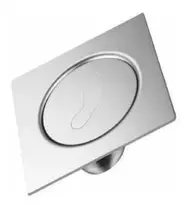 Ralo Inteligente Click Para Banheiro 15x15 Cm Inox Smart