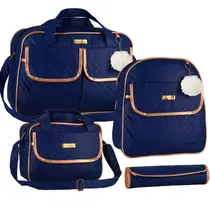 Kit Bolsa Maternidade Bebê Mala Mochila Menino Menina