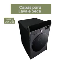 Capa para lava e seca lg 12kg vc4 vc5 impermeável flex