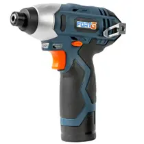 Parafusadeira de Impacto 1/4 Polegadas 12V com Bateria 1,3Ah e Carregador Bivolt FortG