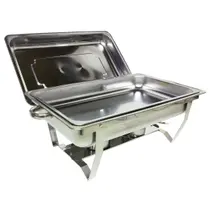 Rechaud Inox 9 Litros 1/1 Panelas Banho Maria 1 Cuba Buffet