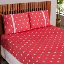 Lençol King Estampado Com Elástico Malha 100% Algodão Macio