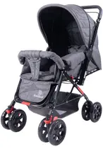 Carrinho de bebê fox cor preto bambinelli