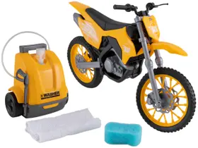 Moto de Brinquedo Lava Rápido Wash Garage Moto