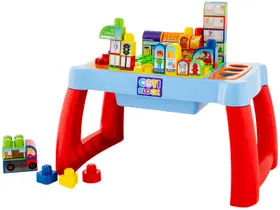 Mesa com Peças de Encaixar Infantil Didática