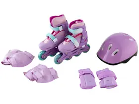 Kit Patins Infantil In Line Zippy Toys Rosa