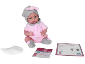 Boneca Boutique Dolls eborn Macacão Rosa