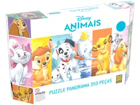 Quebra-cabeça 350 Peças Disney Animais Panorama
