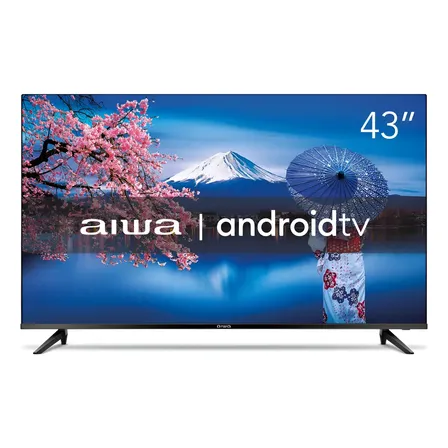 Smart Tv Aiwa 43 Android Full Hd Borda Ultrafina Hdr10 Dolby Ãudio Aws-tv-43-bl-02-a