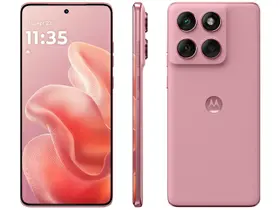 Smartphone Motorola Edge 60 Fusion 256GB Rosa 5G 8GB RAM 6,7" Câm. Dupla + Selfie 32MP