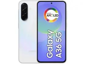 Smartphone Samsung Galaxy A36 256GB 5G 8GB RAM Branco 6,7" Câm. Tripla + Selfie 12MP