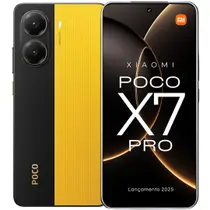 Smartphone POCO X7 PRO 5G 512GB 256GB Lançamento 2025 NFC tela Amoled 120 Hz Câmera tripla 4K 50MP OIS Design Premium Top de linha proteção IP68