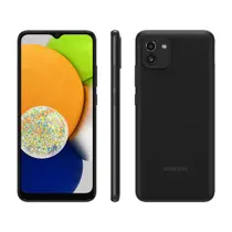 Usado: Samsung Galaxy A03 64 GB Preto - Muito Bom