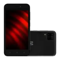 Smartphone Multi E 2 3g 64GB, Wi-fi, Tela 5 Polegadas, Dual Chip, 1GB RAM, Android 11 Preto - P9219
