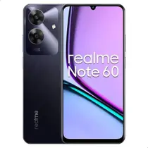 Celular Realme Note 60 128GB 4GB Preto 4G, Bateria de 5000mAh, Wi-Fi 5GHz, Bluetooth 5.0, Android 14
