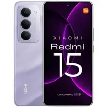 Celular Smartphone Xiaomi Redmi 15 8/256 Camera Ia integrado Melhor custo Benefício Global - ROXO