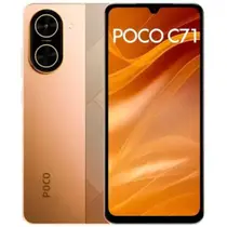 Smartphone Xiaomi Poco C71 Global 128GB 4GB RAM Dual SIM Tela6.8DOURADO.