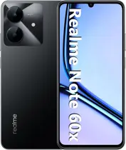 Realme Note 60X 64GB Global 3GB Preto 4G Android 14 com RAM Expansível e GPS de Alta Precisão