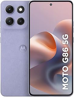 Smartphone Motorola Moto g86 5G - 512GB 24GB (8GB RAM+16GB Ram Boost) Tela 1.5K pOLED, 50MP Sony camera OIS Moto AI, videos em 4K, IP68 + IP69 - Lilas
