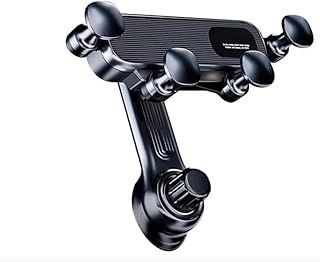 Suporte Premium para Celular Carro - Saída de Ar, Rotação 360°, Trava Anti-Queda - Ideal para GPS, Smartphone, Viagens, Dia a Dia (Modelo 1ª Geração)