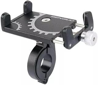Suporte de Celular GPS Universal Rotação 360º para Bike, Moto e Bicicleta - Alumínio Resistente e Ajustável