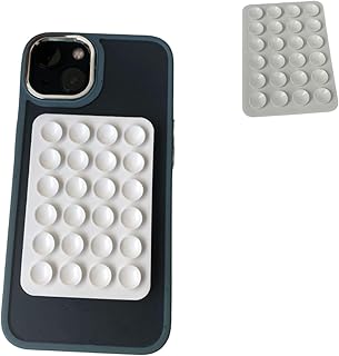 Suporte Adesivo Silicone com Ventosa de Succção para Celular Capa de Celular com Ventosa (Branco)