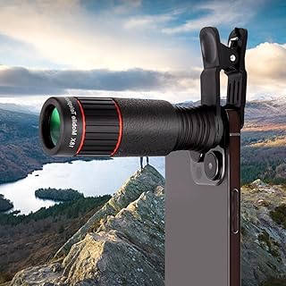 Lente teleobjetiva 32X, lente de celular teleobjetiva HD com clipe, acessório de lente para a maioria dos smartphones