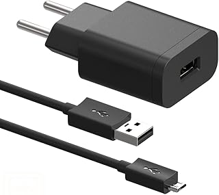 Motorola Carregador Rápido 10W 100-240V Cabo 1 Metro Porta USB-A, Cabo Micro-USB