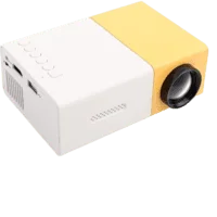 Mini Projetor Portátil 1080p 600 Lumens Yg300 LED HDMI