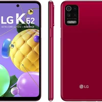 Smartphone LG K62, 64GB, 4GB RAM, Octa Core, Câmera Quádrupla 48MP, Tela 6.6, Android 10, Vermelho