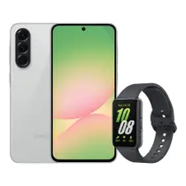 A56 5G (256GB) - Cinza + Galaxy Fit3 - Grafite