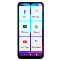 Smartphone para Idoso 128Gb/ 4GB RAM 4G Tela Grande