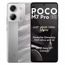 Smartphone Xiaomi Poco M7 Pro 5g Global 256gb 8gb Ram Dual Sim Tela 6.67 Prata
