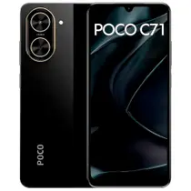 Smartphone Xiaomi Poco C71 64GB 3GB RAM Dual SIM Tela 6.88 - Preto