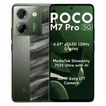Smartphone Xiaomi Poco M7 Pro 5g GREEN 256gb 8gb Ram Dual Sim Tela 6.67 Verde