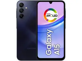 Smartphone Samsung A15 128GB Azul Escuro 4G 4GB RAM Câm. Tripla 50MP + Selfie 13MP 5000mAh Dual Chip