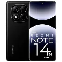 Smartphone Xiaomi Redmi Note 14 Pro 5G, 256GB, 8GB RAM, Tela 6,67 pol, AMOLED 120Hz, Câmera 200MP, Bateria 5000mAh, Android 14, Snapdragon 7s, PRETO