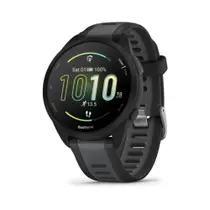Smartwatch Relógio Garmin Forerunner 165 Music Preto e Cinza Ardosia WW com Monitor Cardíaco de Pulso e GPS 43mm