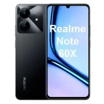 Smartphone Realme Note 60x 4GB de RAM 128gb Dual SIM Tela 6.74, Telefone Versao Global, Preto