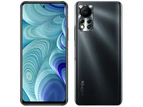 Smartphone Infinix Hot 11S 128GB Preto 4G 6GB RAM 6,78” Câm. Tripla + Selfie 8MP