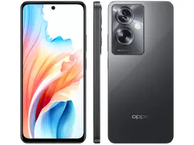 Smartphone OPPO A79 256GB Preto 5G 8GB + 8GB (RAM+) 6,72" Câm. 50MP + Selfie 8MP Dual Chip